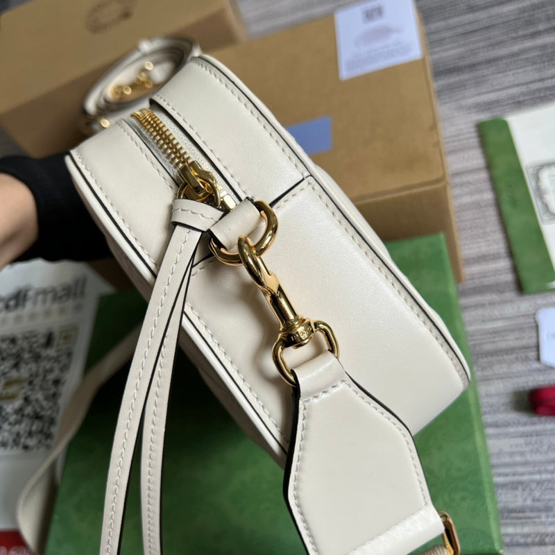 Top view of statement modern women's handbag – women's luxury accessory