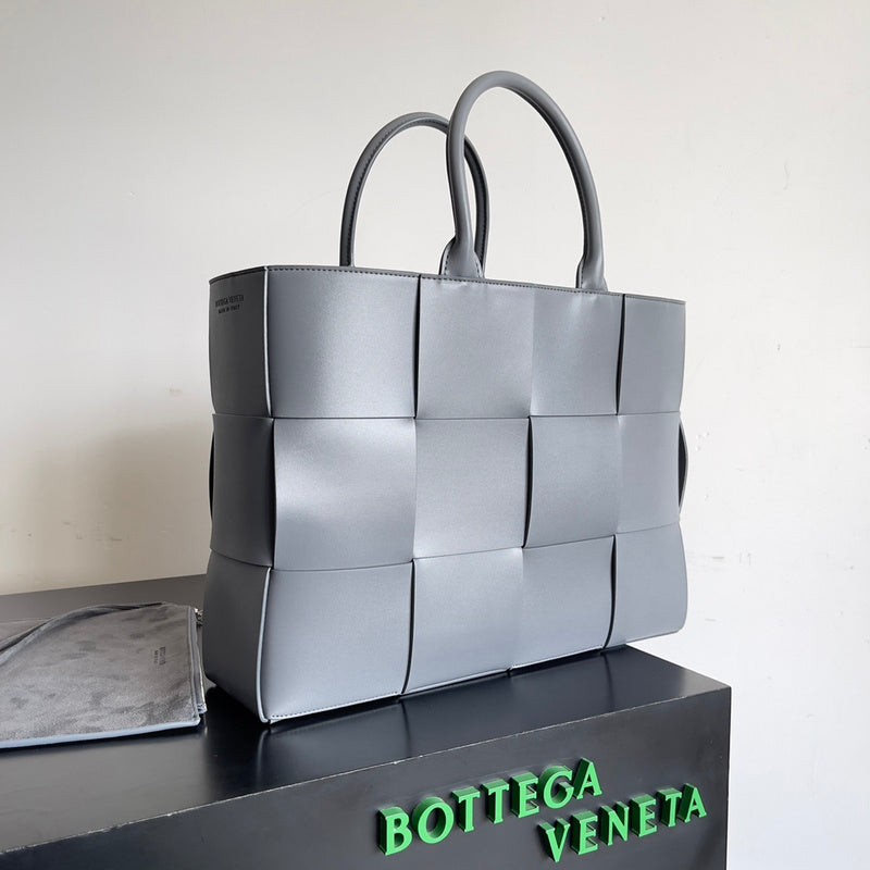 Polished Vegan Leather Handbag - Polished Finish | Women's Premium Handbag #1577 - alternate angle view (image 8) of designer-inspired handbag