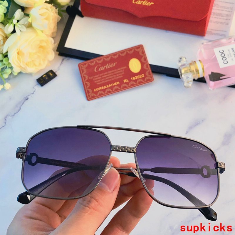 Side view of Cartier unisex sunglasses