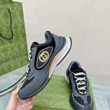 Gucci all-black luxury sneakers view 4 low-top design