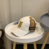 Front view of Burberry unisex cap