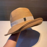 Close-up detail view of Burberry unisex cap
