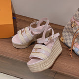 Louis Vuitton Nude Chelsea Boots - Side Profile View