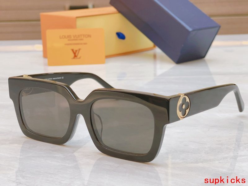 Side view of Louis Vuitton unisex sunglasses
