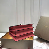 Polished Vegan Leather Handbag - Signature Hardware Accents | Women's Everyday Carry Handbag #1760 - styled full view (image 7) of designer-inspired handbag