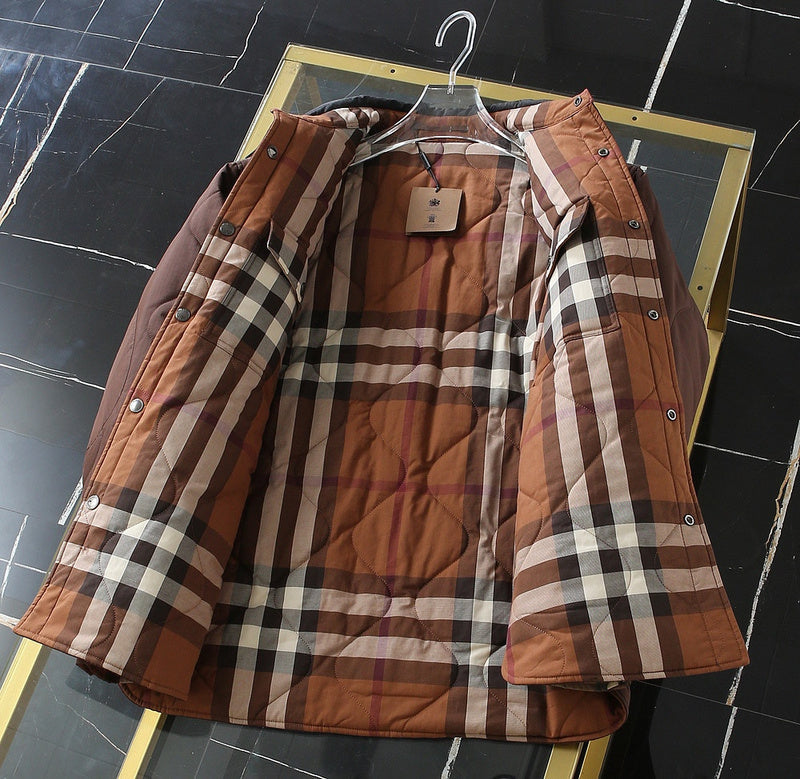 Burberry clothing close-up — premium authentic designer style