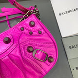 Contemporary Premium PU Leather Handbag - Smooth Faux-Leather Exterior | Women's Everyday Carry Handbag #348 - interior view (image 6) of designer-inspired handbag