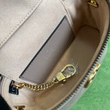 Side profile of everyday-luxe structured women's handbag – women's everyday handbag