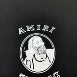 Amiri luxury t-shirt detail shot