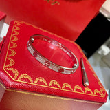 Front view of Cartier unisex jewelry piece