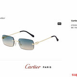 Angled view of Cartier unisex sunglasses