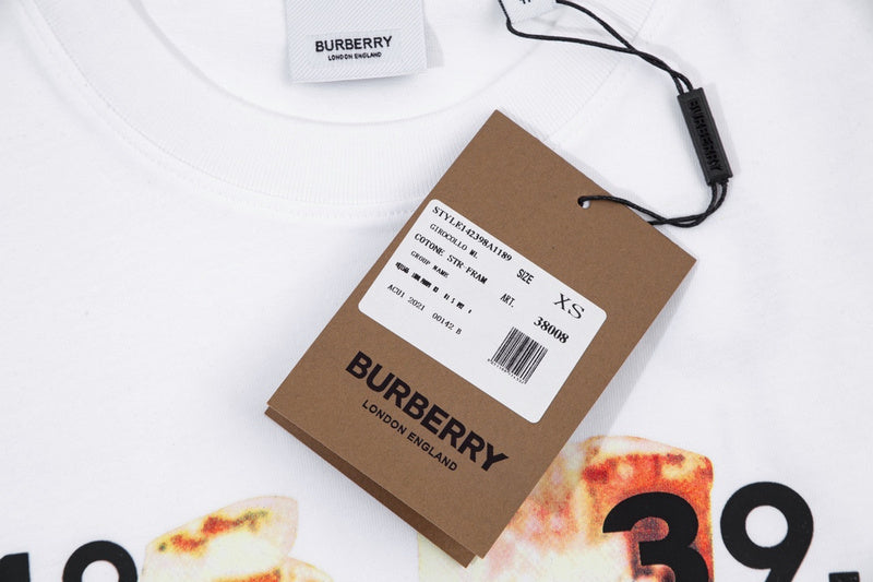 Burberry t-shirt close-up — premium authentic designer style
