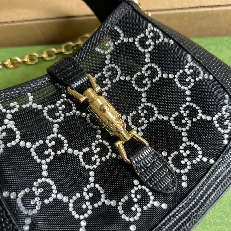 Back view of sleek refined women's handbag – women's luxury handbag