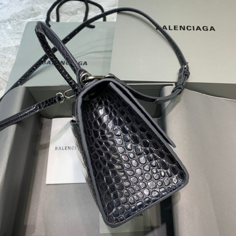 Structured Premium PU Leather Handbag - Signature Hardware Accents | Women's Designer-Inspired Purse #576 - back view (image 4) of designer-inspired handbag