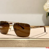 Close-up detail view of Cartier unisex sunglasses