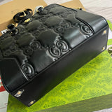 Side profile of classic elevated women's handbag – women's premium purse
