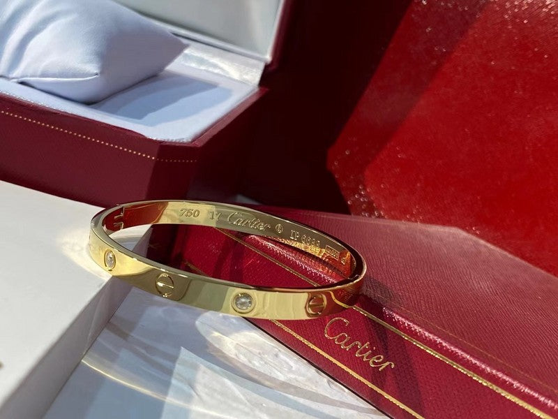 Close-up detail view of Cartier unisex jewelry piece