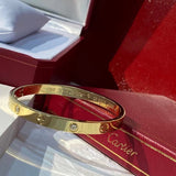 Close-up detail view of Cartier unisex jewelry piece
