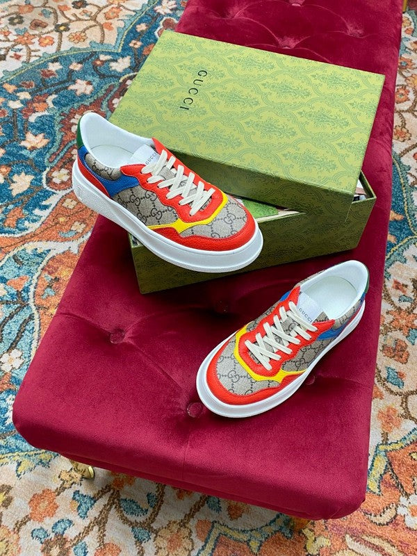 Gucci all-black luxury sneakers view 6 heritage-inspired look