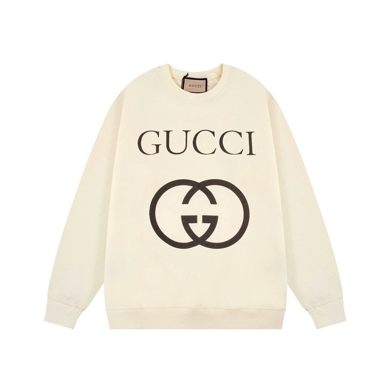 Front view of Gucci luxury clothing with everyday silhouette