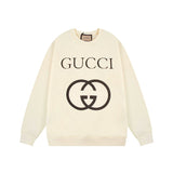 Front view of Gucci luxury clothing with everyday silhouette