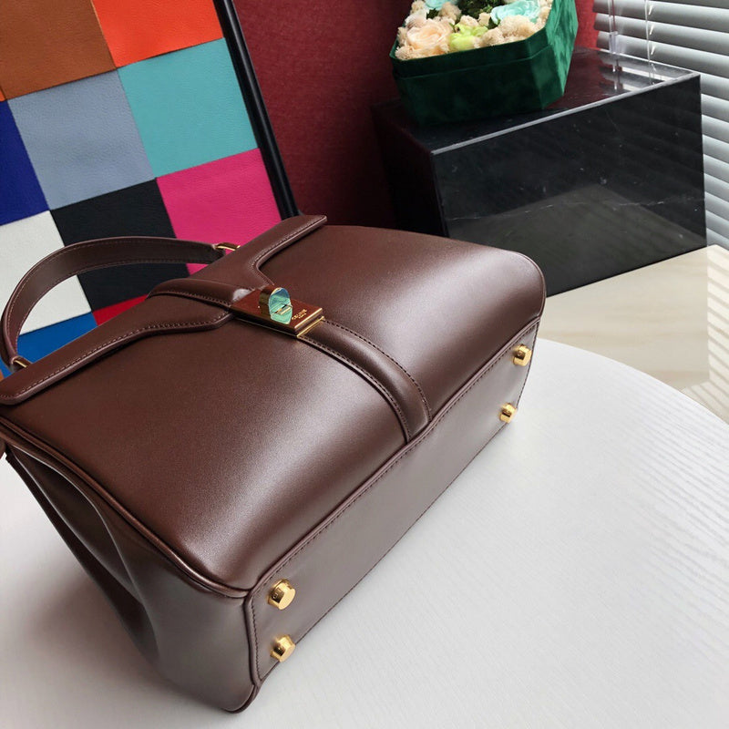 Top view of modern premium women's handbag – women's premium purse