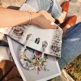 Close-up detail of effortless bag design