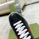 Gucci sneakers detailed view showing premium designer craftsmanship