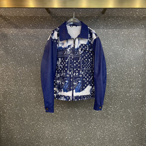 Front view of Louis Vuitton luxury clothing with contemporary cut
