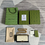 Front view of refined signature women's handbag – women's everyday handbag