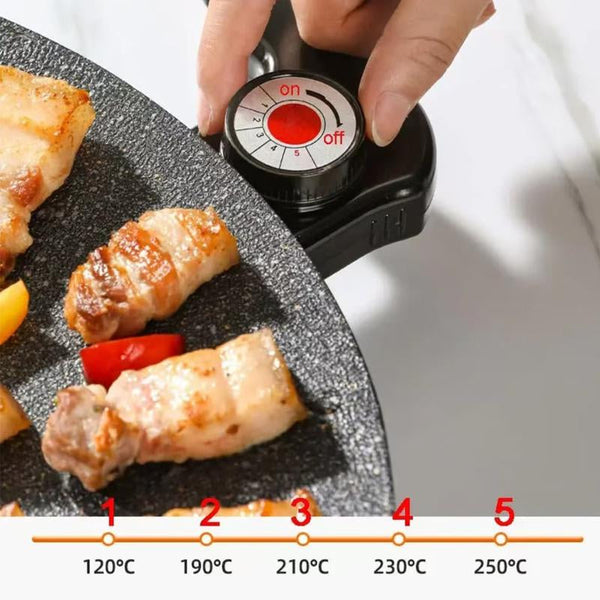 AORAN 1500W Portable Electric Korean BBQ Grill