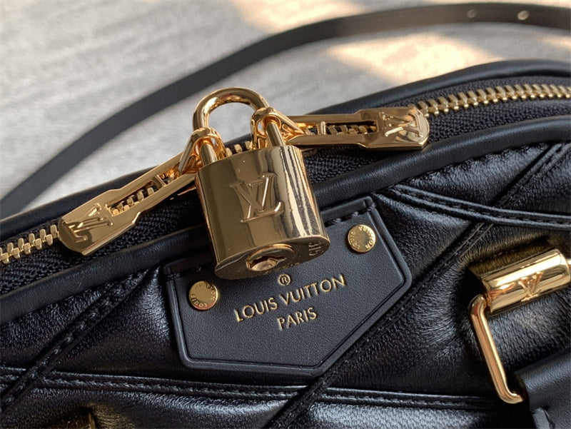  elegant structured bag styled with outfit