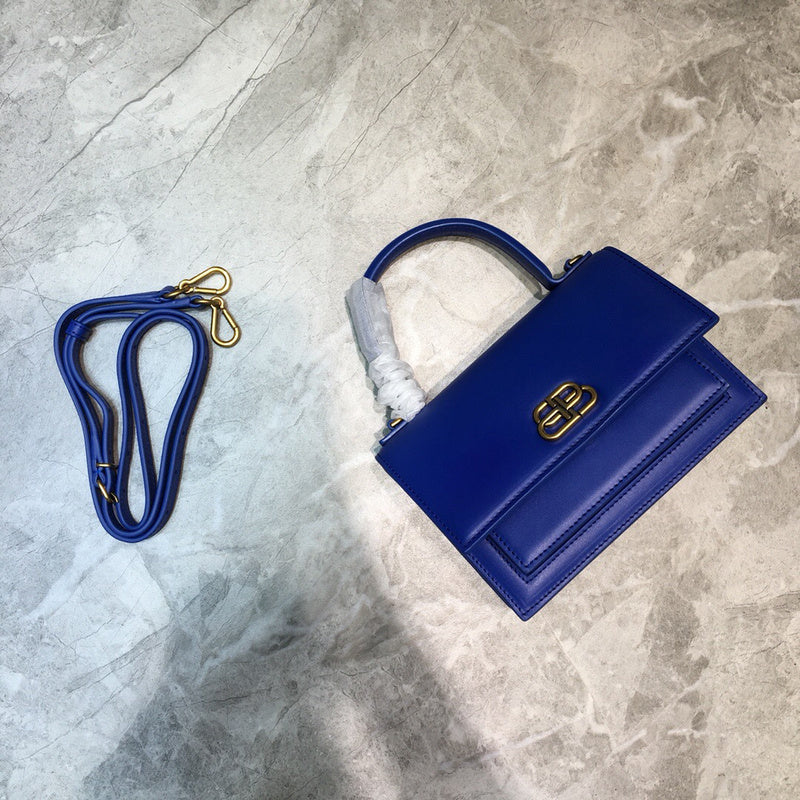 Modern Vegan Leather Handbag - Modern Structured Build | Women's Designer-Inspired Purse #851 - side angle view (image 2) of designer-inspired handbag