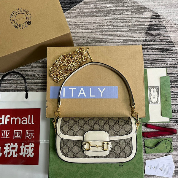 Side view of balanced structured handbag