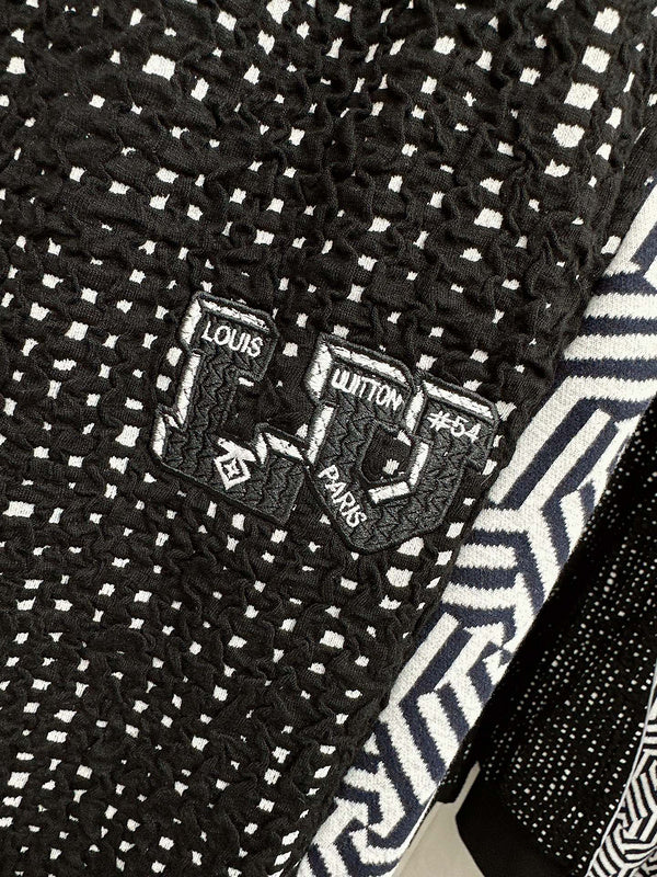 Side profile of Louis Vuitton luxury clothing with everyday silhouette