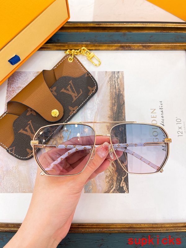 Front view of Louis Vuitton unisex sunglasses