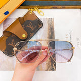 Front view of Louis Vuitton unisex sunglasses