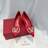 Valentino Garavani luxury shoes detail shot