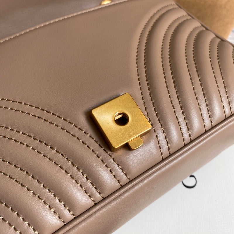 Interior view of classic everyday-luxe women's handbag – women's designer-style accessory