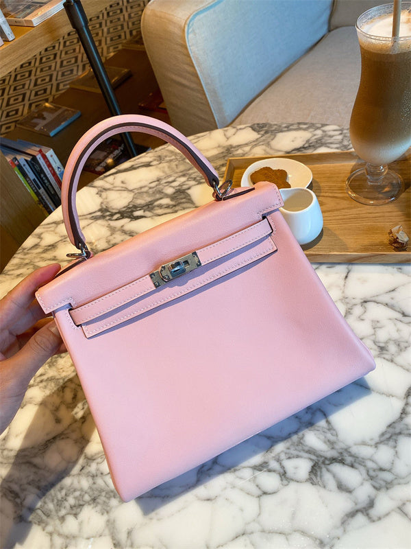 Close-up detail of refined bag design