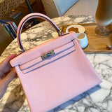 Close-up detail of refined bag design