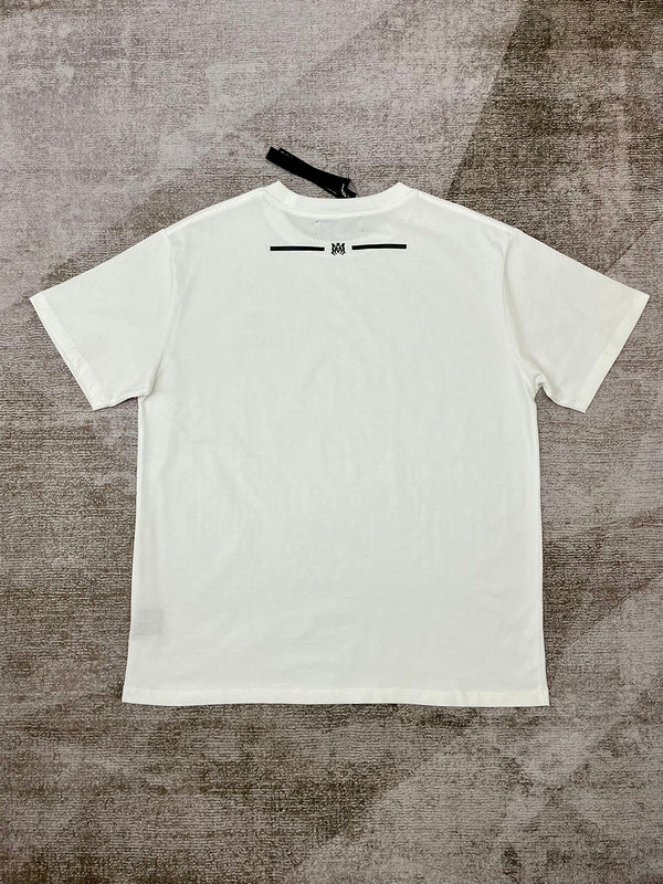 Amiri luxury t-shirt detail shot