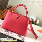 Front view of structured chic women's handbag – women's premium purse