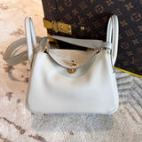 Sleek bag shown from front angle