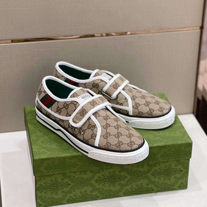 Gucci two-tone luxury sneakers view 8 streetwear statement look