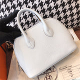 Close-up detail of clean-lined bag design