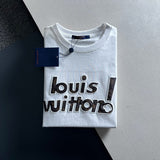 Side profile of Louis Vuitton cotton t-shirt with relaxed-fit cut