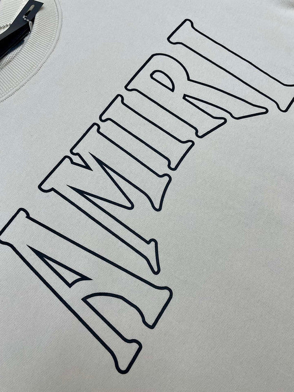 Close-up of Amiri hoodie craftsmanship