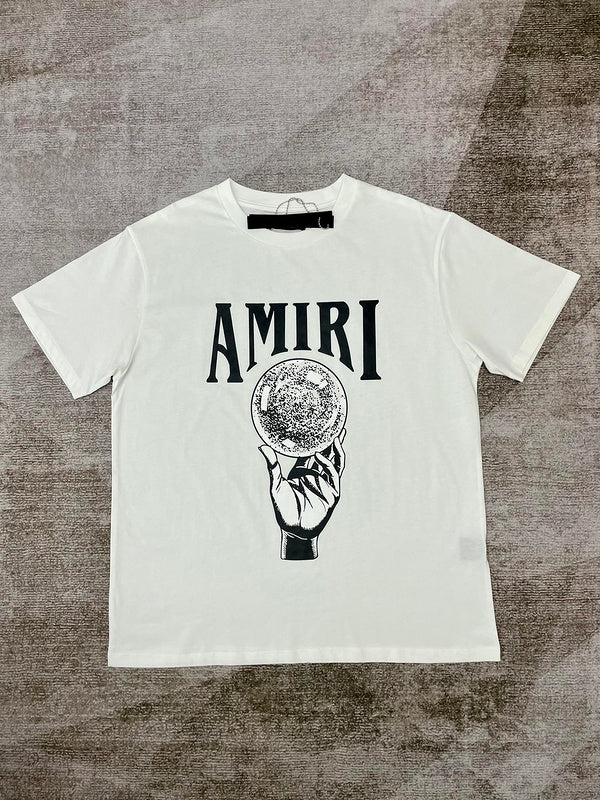 Amiri t-shirt front view designer style