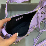Structured Premium PU Leather Handbag - Polished Finish | Women's Premium Handbag #377 - styled full view (image 7) of designer-inspired handbag